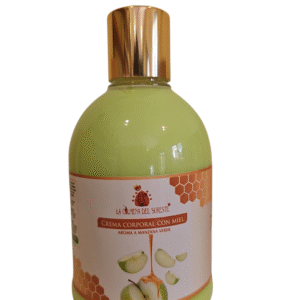 CREMA COPRPORAL CON MIEL DE ABEJA 250 GRS AROMA MANZANA VERDE