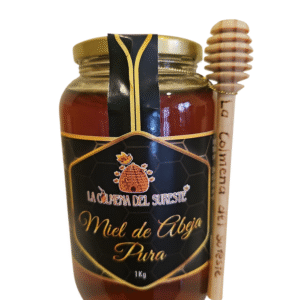 Miel de abeja presentación de 1kg cristal